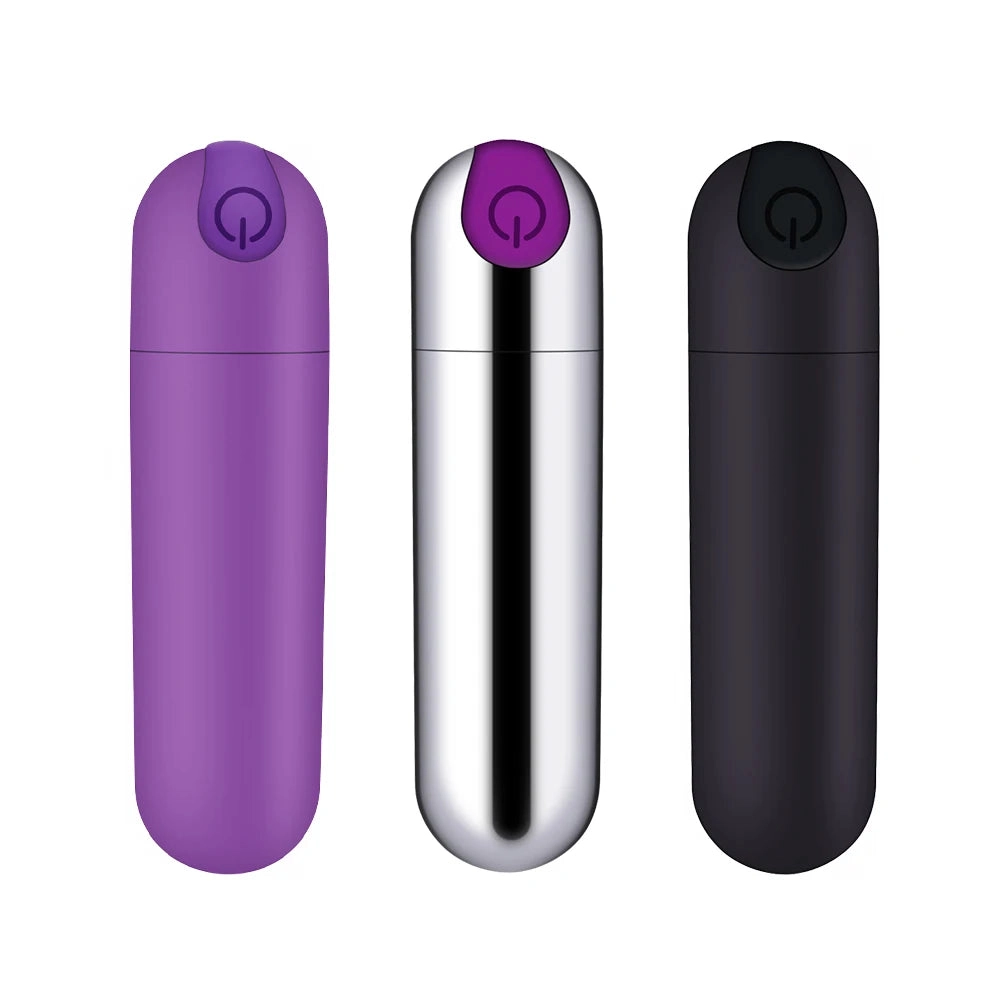 10 Speeds Mini Black Silver Purple Bullet Vibrator