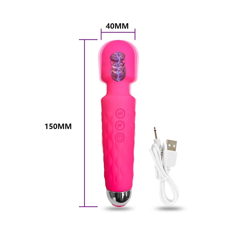 18 Speeds Powerful AV Magic Wand Vibrator Sex Toys for Women G Spot Clitoris Stimulator Dildo Dual Motors Toys