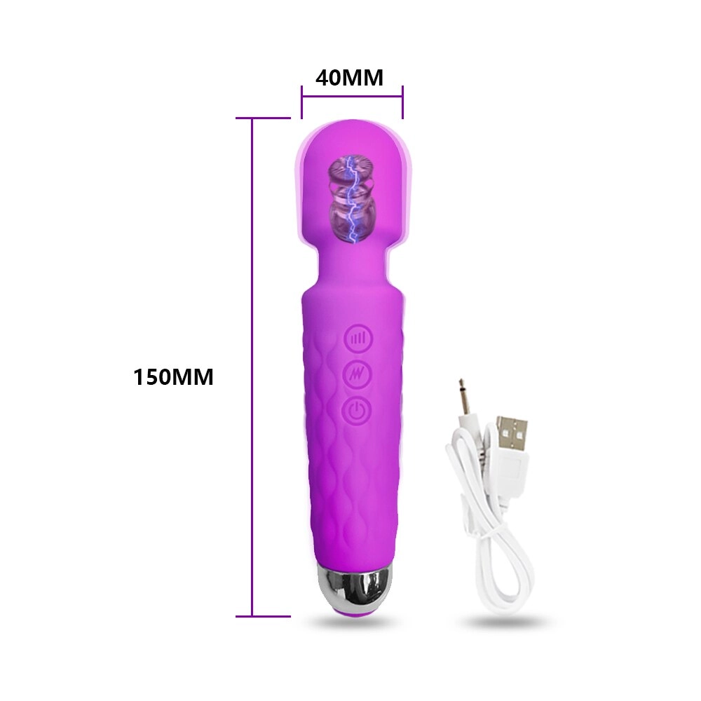 18 Speeds Powerful AV Magic Wand Vibrator Sex Toys for Women G Spot Clitoris Stimulator Dildo Dual Motors Toys