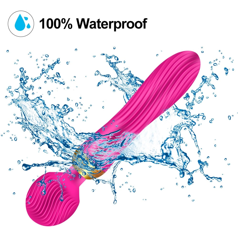 18 Speeds Powerful AV Magic Wand Vibrator Sex Toys for Women G Spot Clitoris Stimulator Dildo Dual Motors Toys
