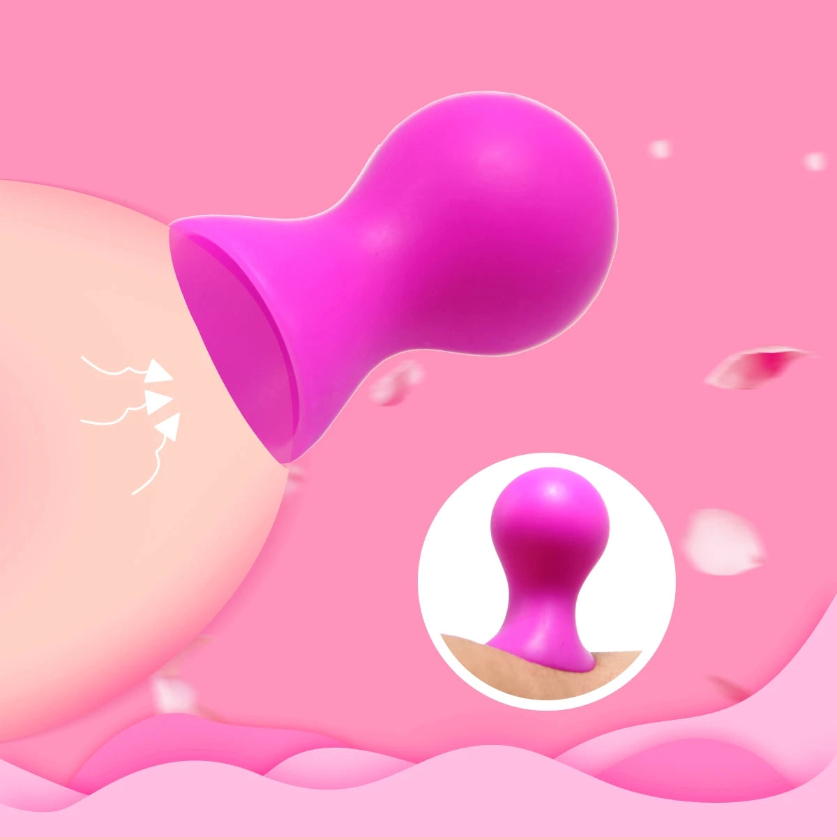 2Pcs Nipple Pumps Suction Cup