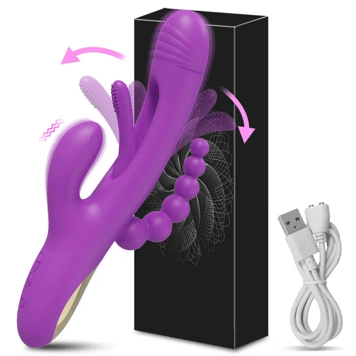 3-in-1 Flapping Clit Vibrator