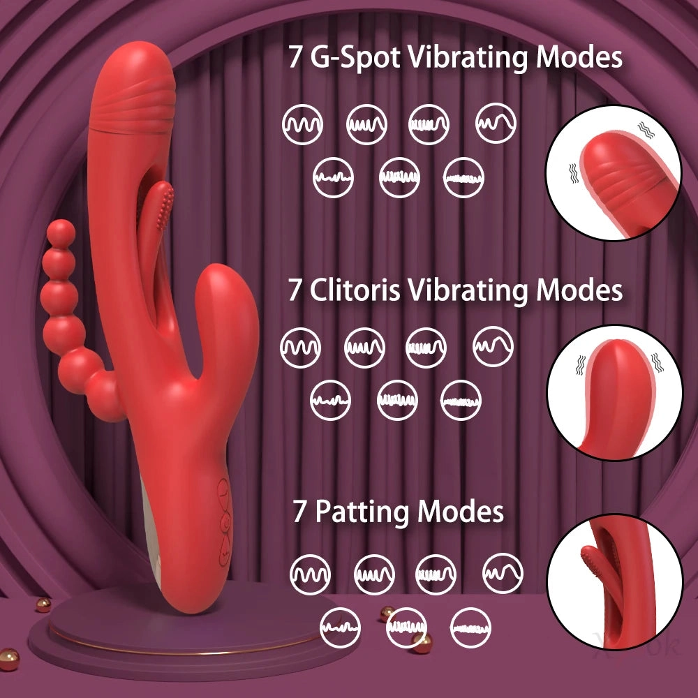 3-in-1 Flapping Clit Vibrator