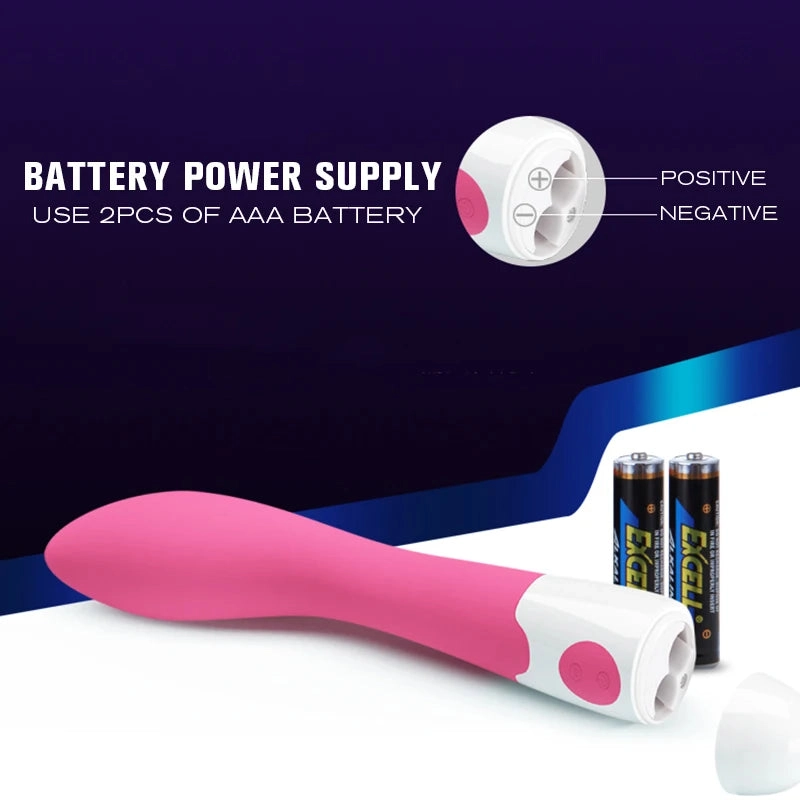 30-Speed Silicone G Spot Vibrator for Women