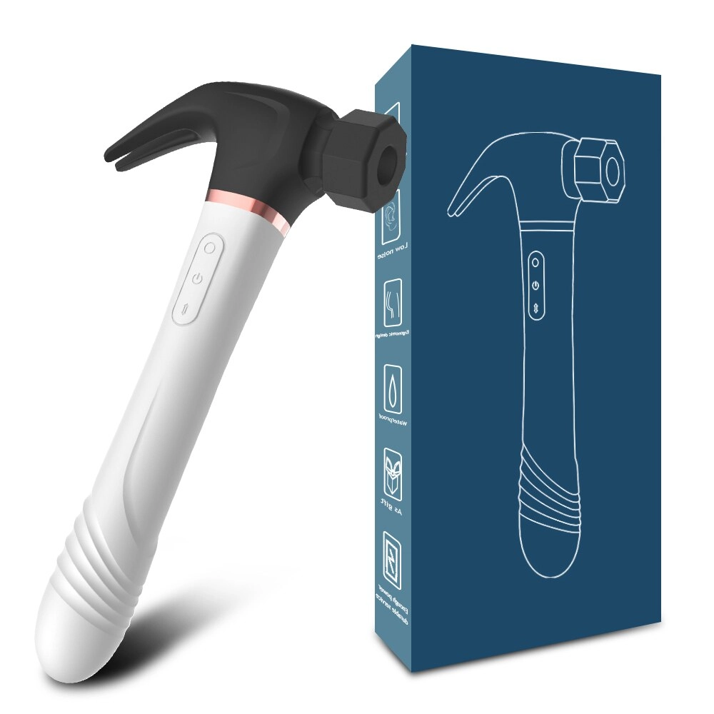 4 in 1 Hammer Vibrator Vibrating Sucking Thrusting Licking Hammer Sex Toy