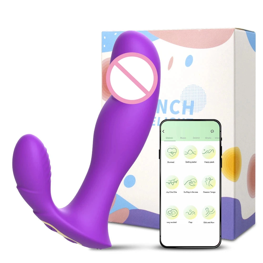 9 Modes G Spot Finger Vibrators App Remote Control Wearable Vibrator