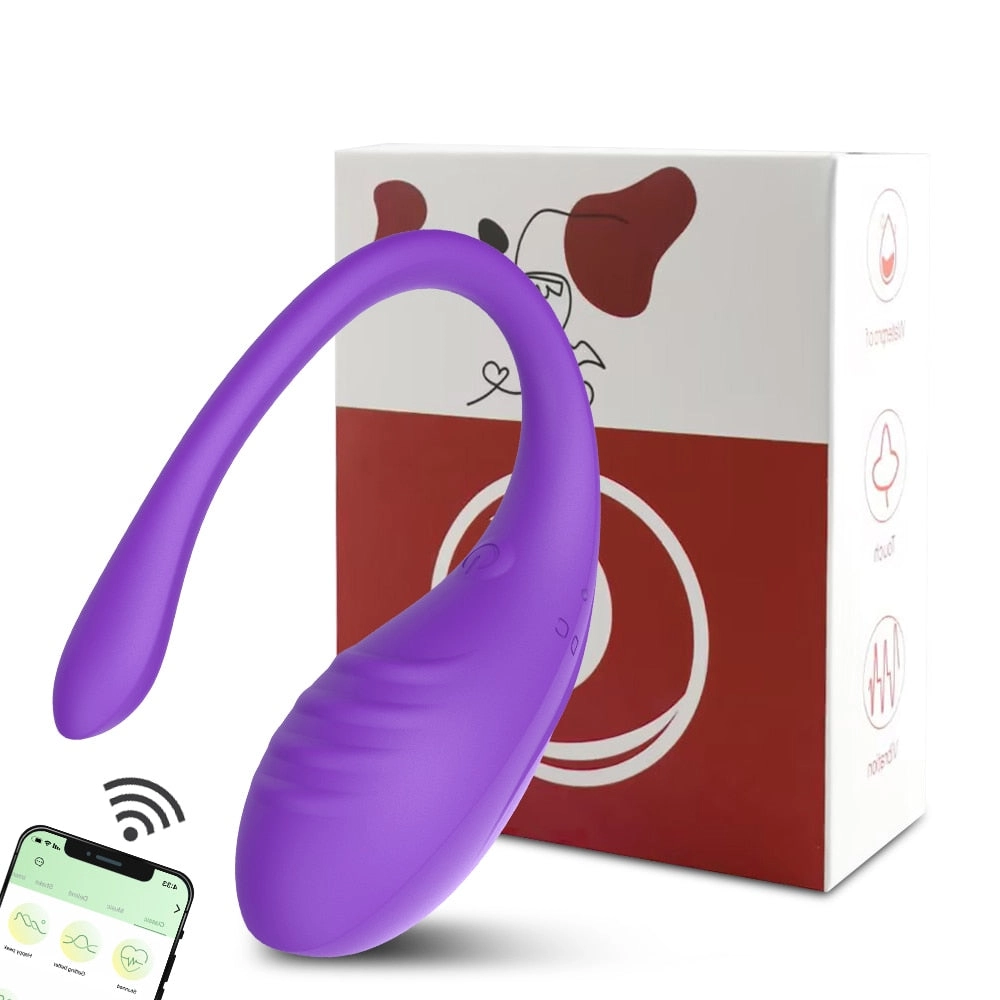 9 Speed APP Controlled Vaginal Vibrators G Spot Anal Vibrating Egg Massager Wearable Vibrator