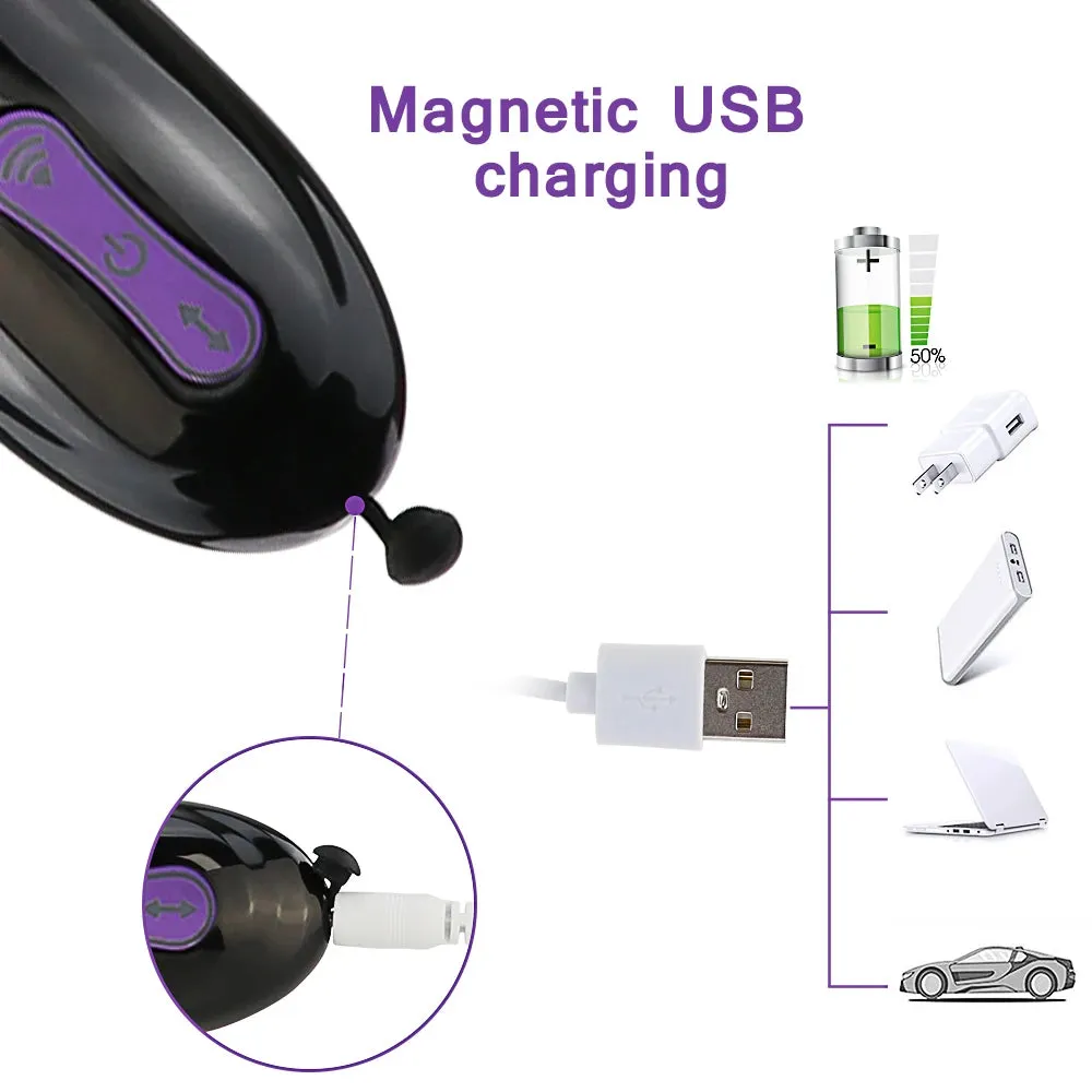 Anal Thruster G-Spot Thrusting Dildo Vibrator