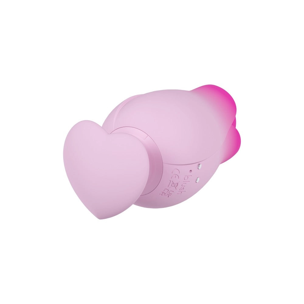 Aria | Tulip Trance Silicone Personal Massager with Suction & Tongue-Fluttering Sensations – Pink