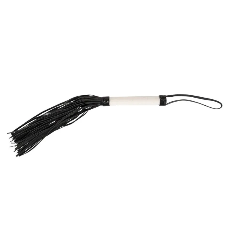 Bad Kitty White Handled Flogger 39cm