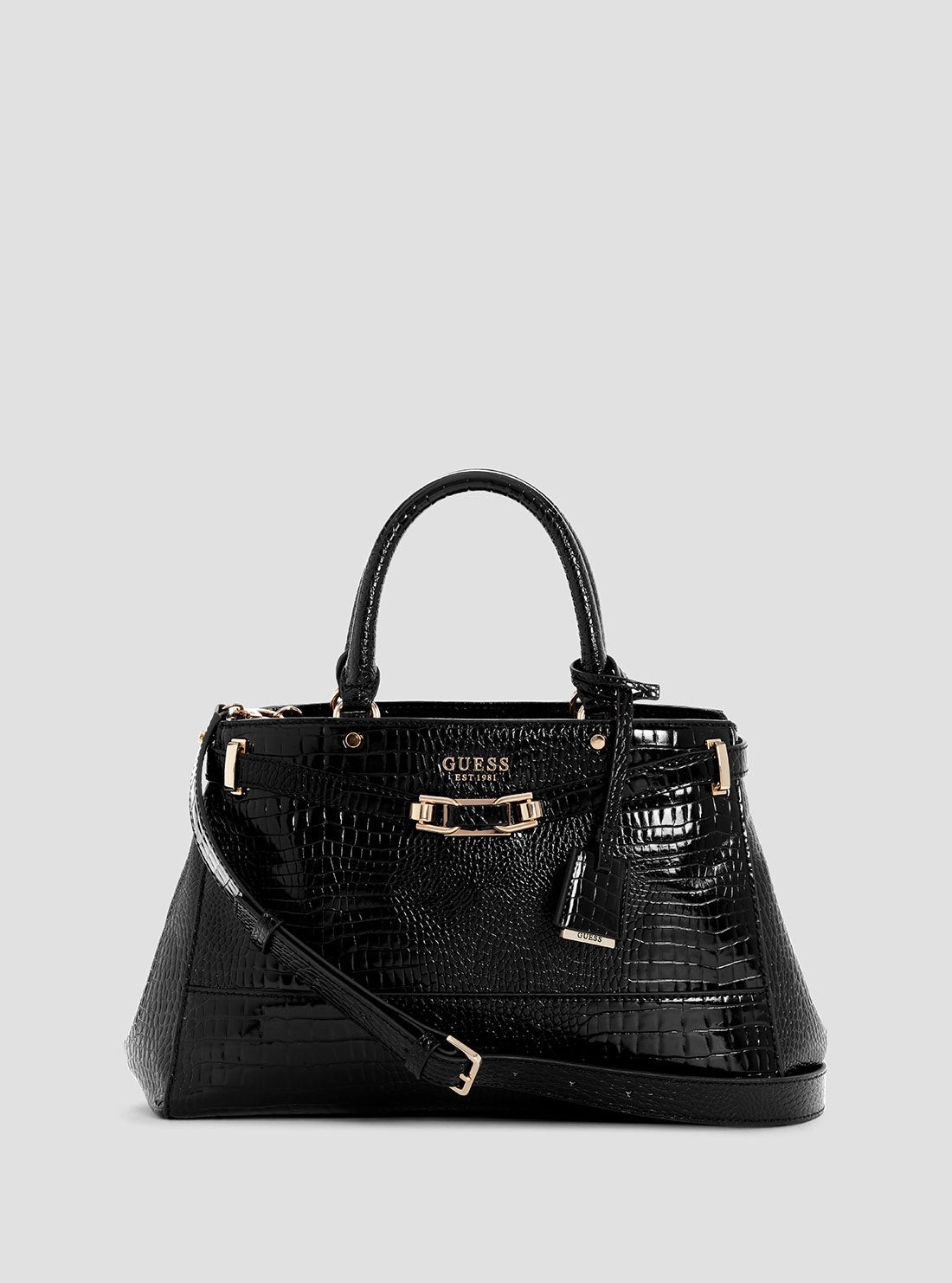 Black Silvye Luxury Satchel Bag