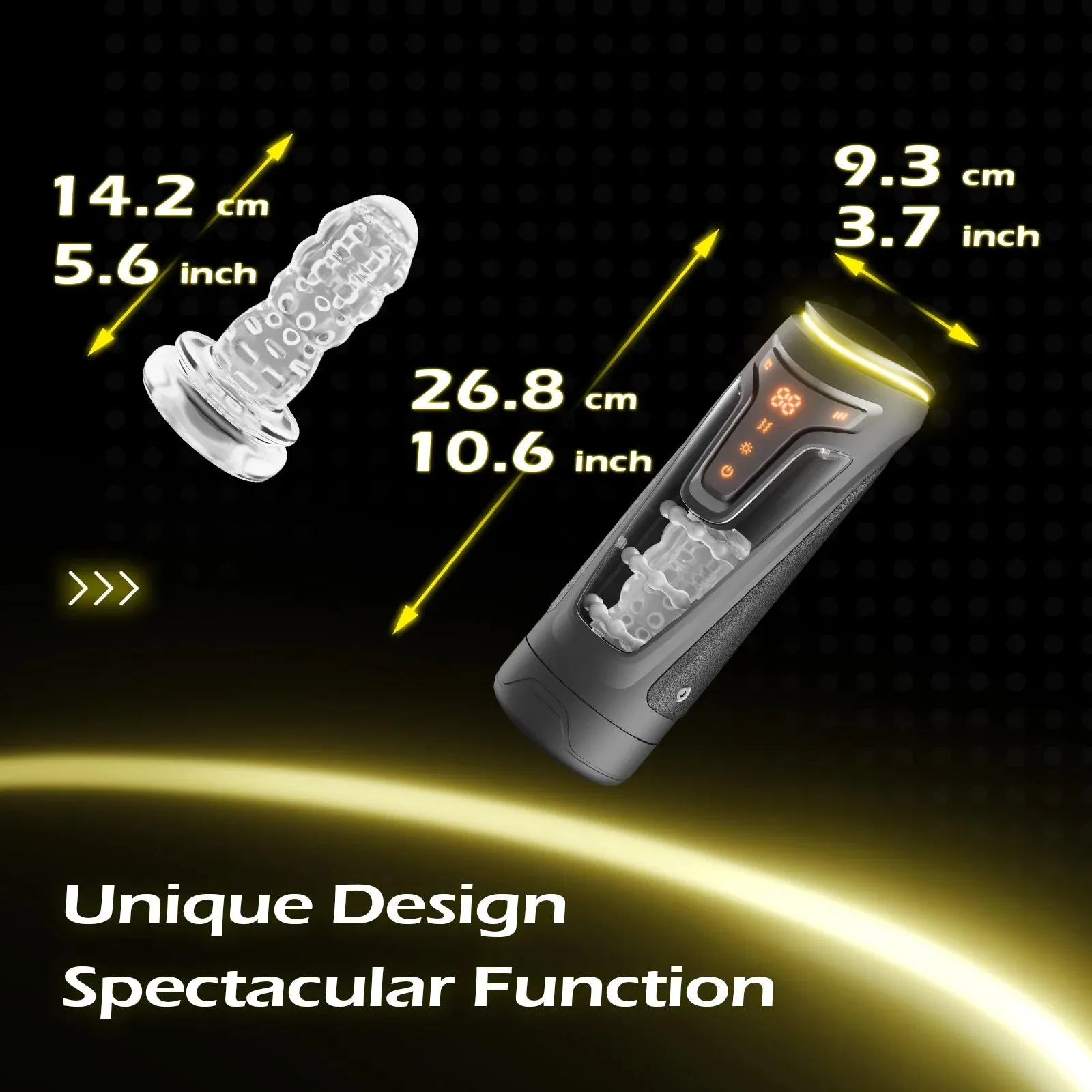Blow Job Machine with LED Heating Automatic Thrusting Sucking Machine