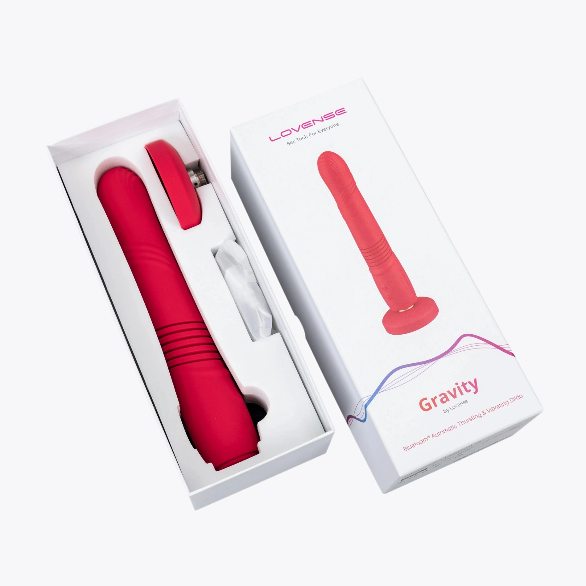 Bluetooth Thrusting Vibrating Dildo by Lovense