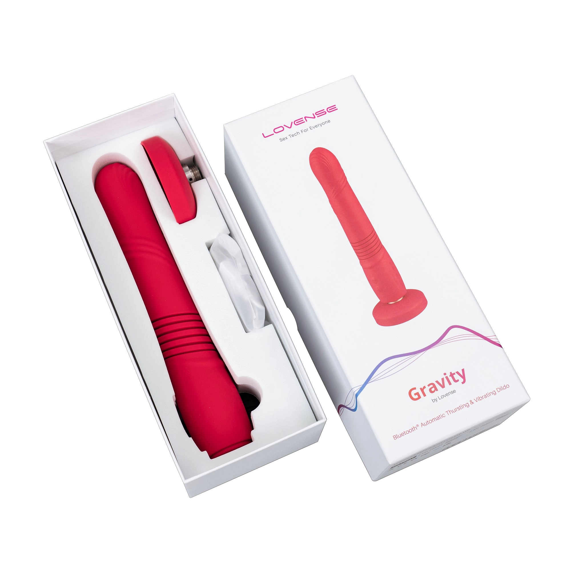 Bluetooth Thrusting Vibrating Dildo by Lovense