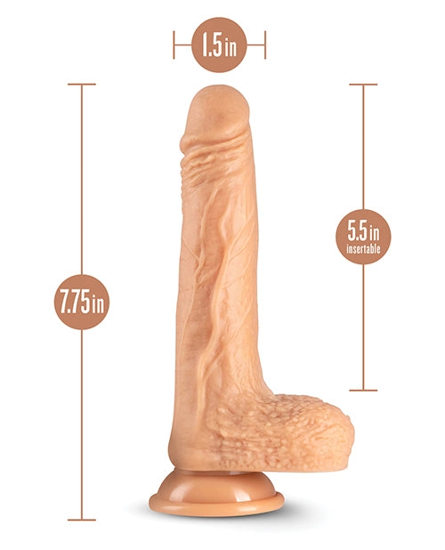 Blush Dr. Skin Silicone Dr. Grey 8 Inch Thrusting Dildo