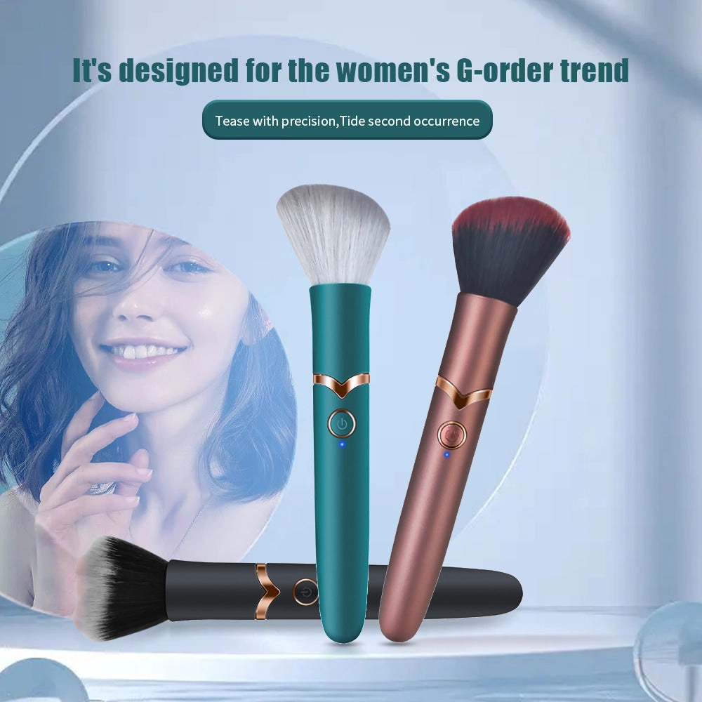 Brush Vibrator Make Up Brush Magic Wand Dildo Vibrator Sex Toys for Women