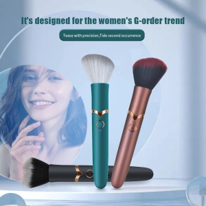 Brush Vibrator Make Up Brush Magic Wand Dildo Vibrator Sex Toys for Women