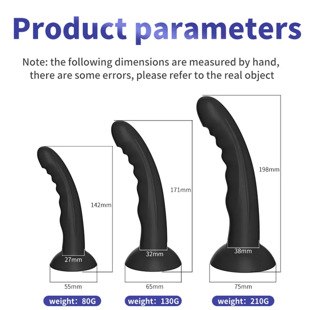 Butt Plug Dildo with Strong Suction Cup
