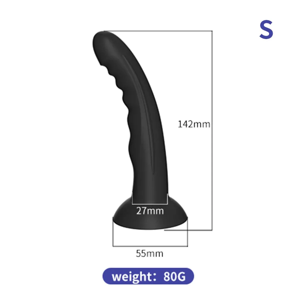 Butt Plug Dildo with Strong Suction Cup