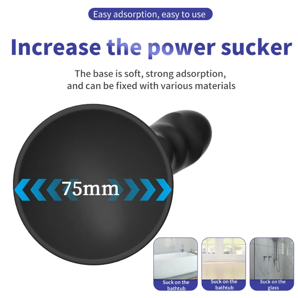 Butt Plug Dildo with Strong Suction Cup