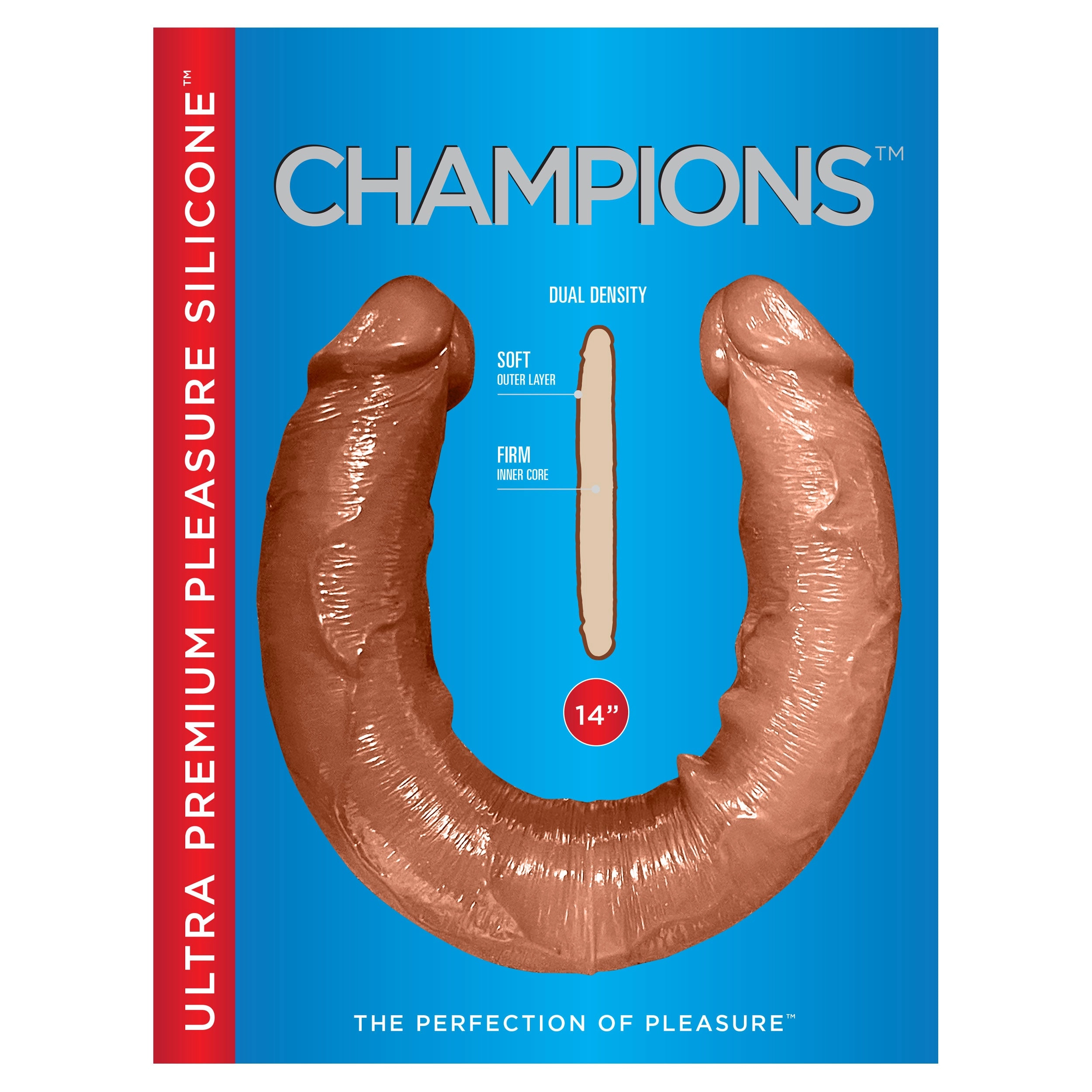 Champions Ultra-Premium Pleasure 14" Silicone Dildo