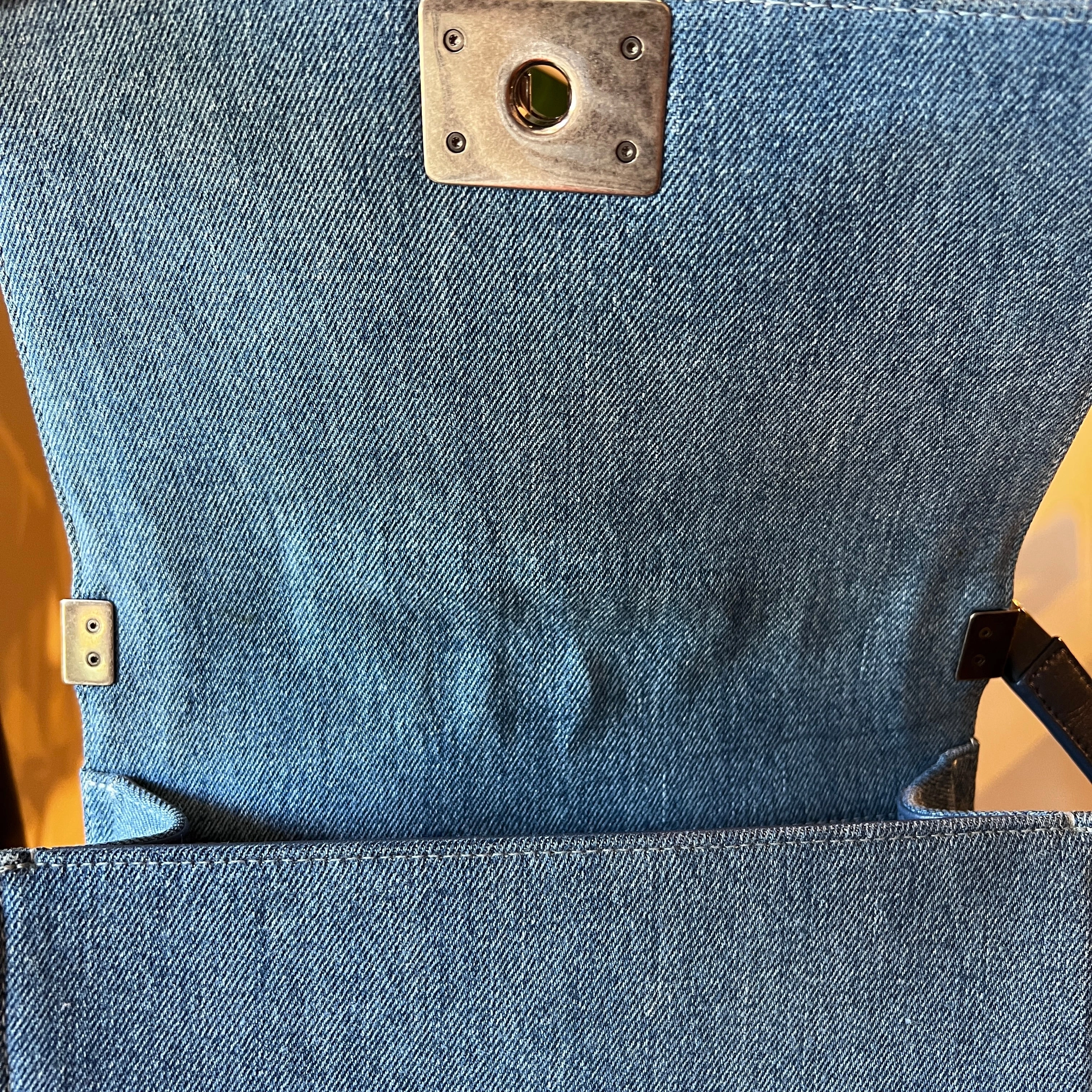 CHANEL Boy Medium Denim Bag