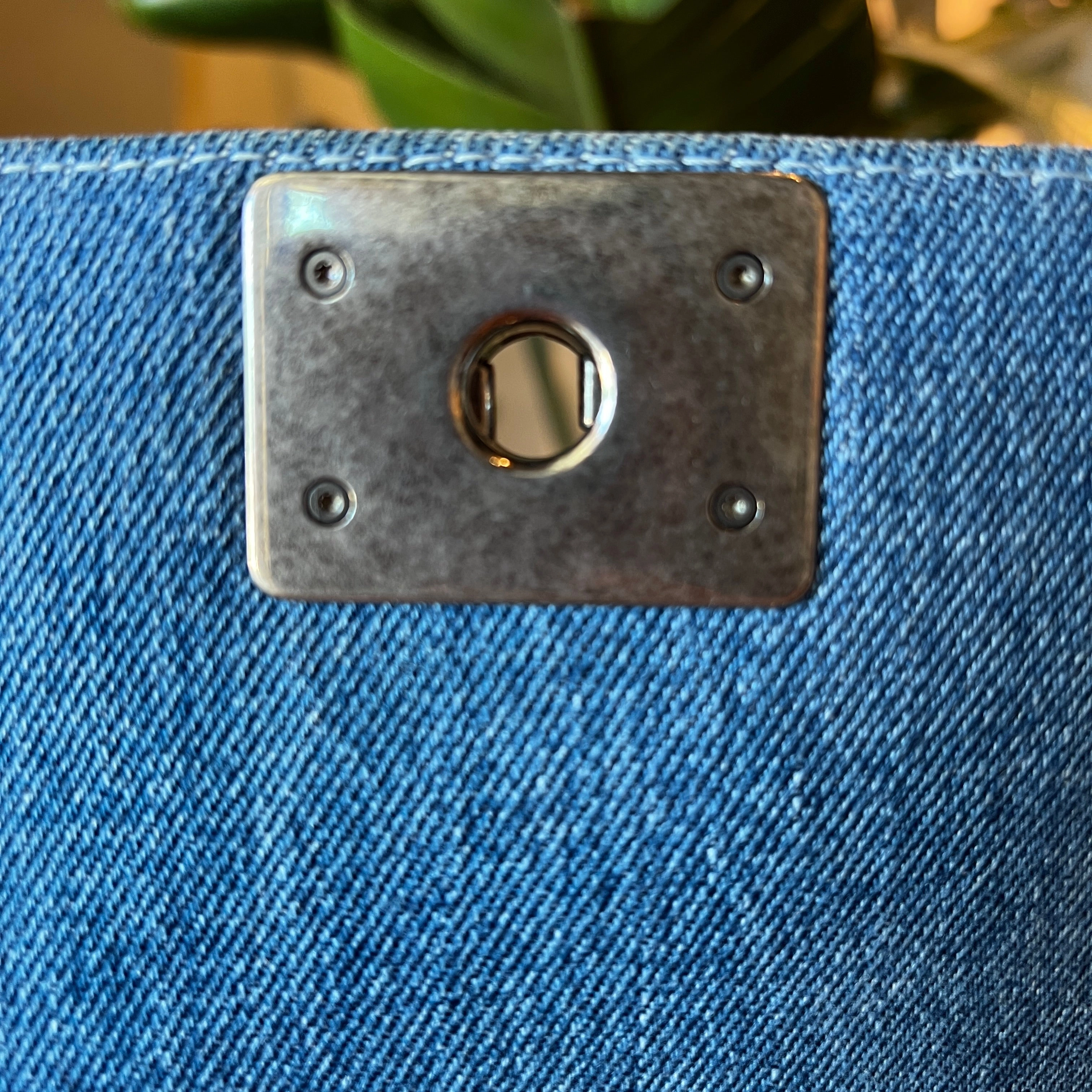 CHANEL Boy Medium Denim Bag