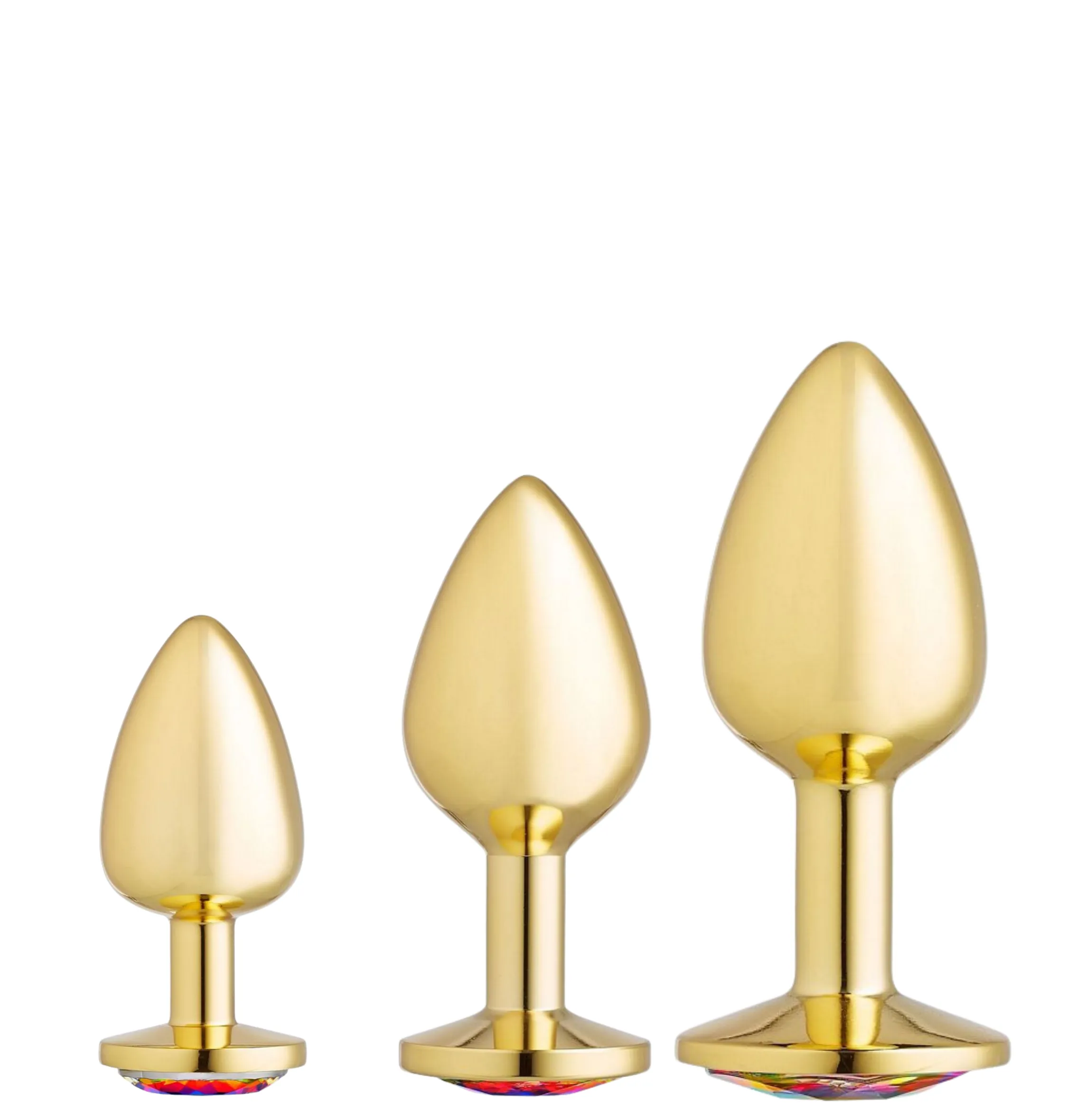 Cloud 9 gems gold anal plug