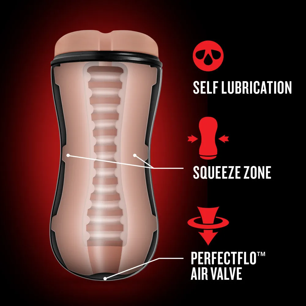 Coverboy™ By Blush® | Bad Boy Next Door Self Lubricating Realistic Beige Masturbator / Stroker