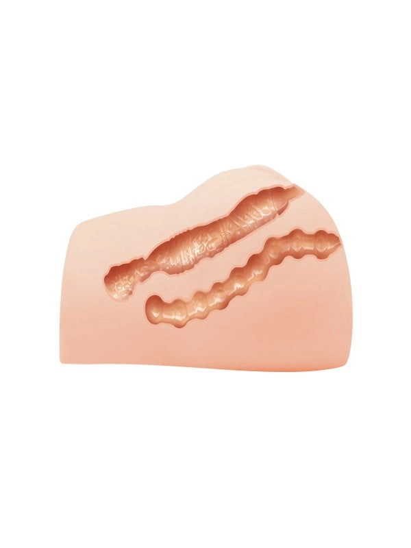 Crazy Bull Lifelike Vibrating Dual Entry Masturbator