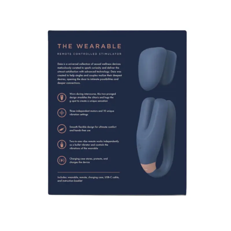 Deia THE WEARABLE Remote Controlled Vibrator For Couples