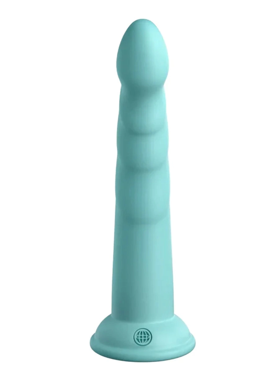Dillio Platinum Slim Seven 7 Dildo Teal