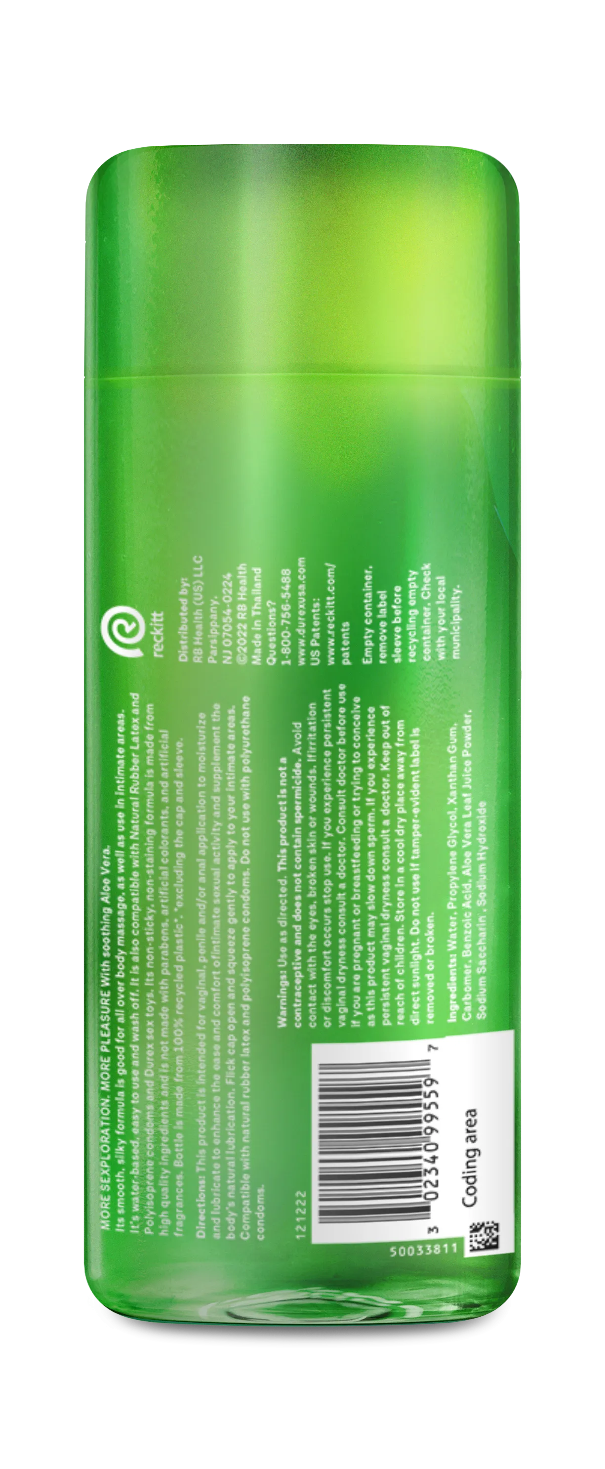 Durex Massage & Play 2 in 1 Lubricant, 6.76 oz. Soothing Touch with Aloe Vera