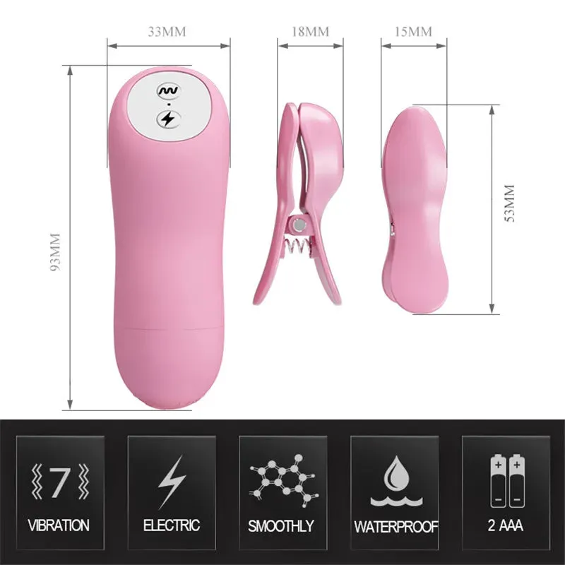 Electric Nipple Clamps Shock Stimulation Nipple Clips