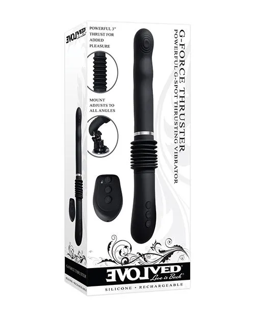 Evolved G Force Thruster - Hand Held Thrusting Dildo -  Black