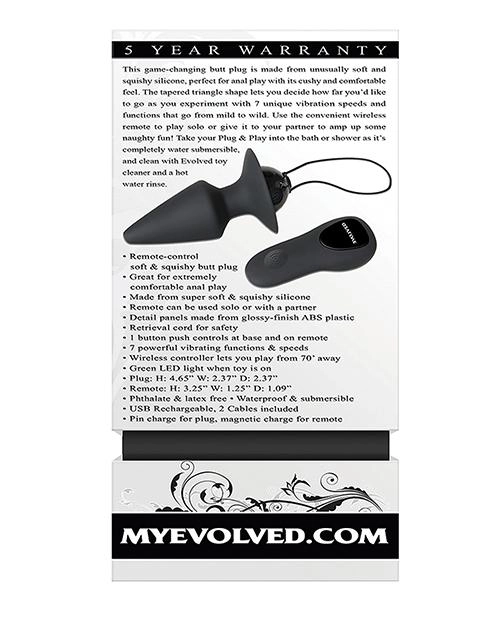 Evolved Plug & Play Vibrating Anal Plug