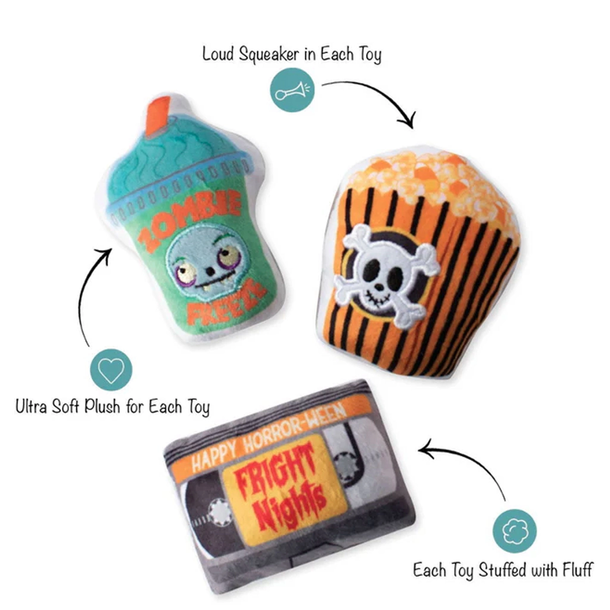Fringe Fright Nights Dog Toys