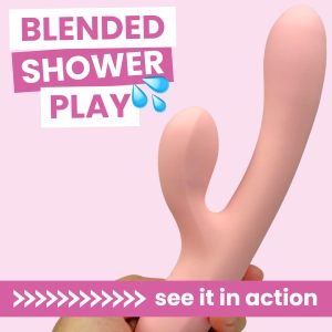 G-Spot Rechargeable Silicone Rabbit Vibe - Powerful Dual Stimulation!