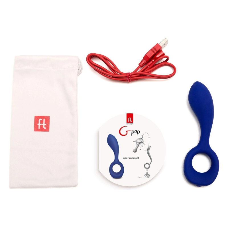 G-Vibe GPop Unisex Rechargeable Vibrating Male Prostate OR Female G-Spot Vibrator