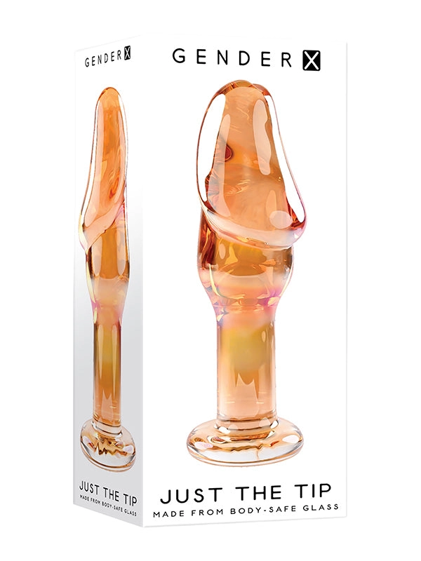 Gender X Just The Tip Glass Butt Plug