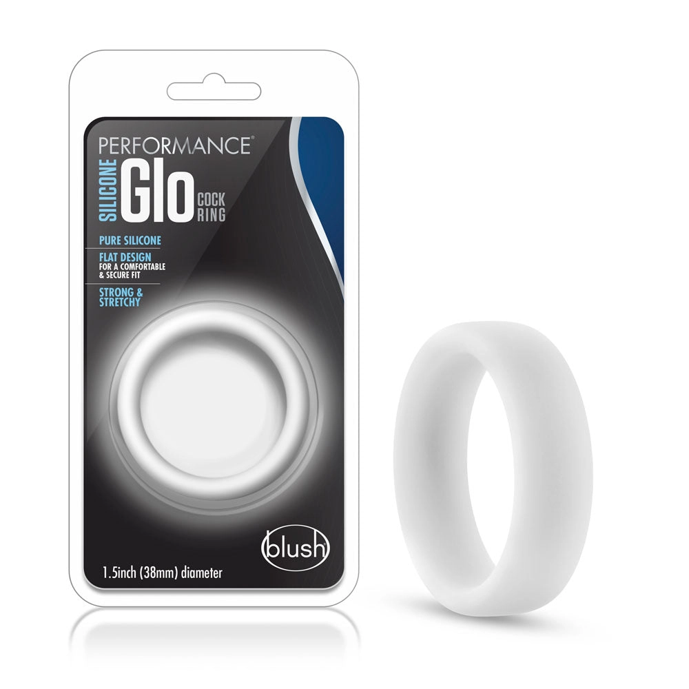 Glow-In-The-Dark Silicone Cock Ring for Fun Playtime