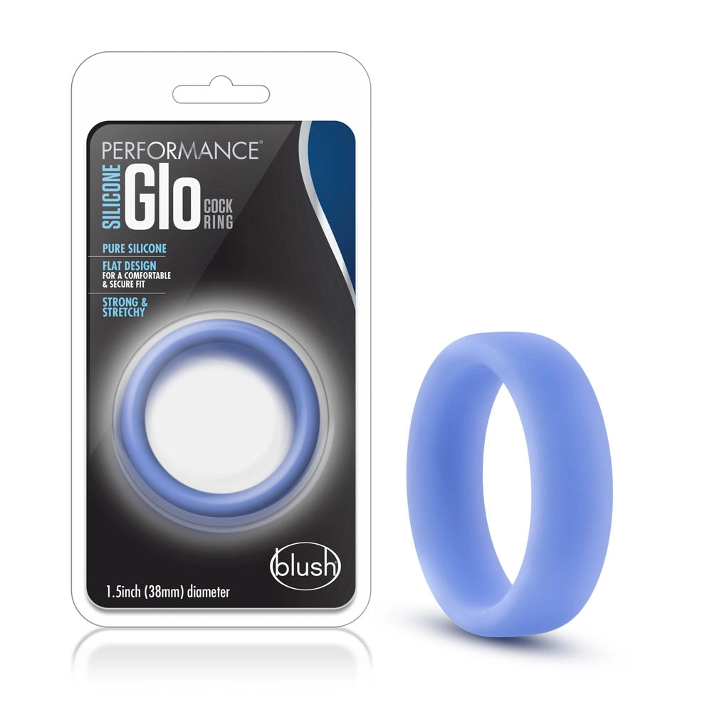 Glow-In-The-Dark Silicone Cock Ring for Fun Playtime