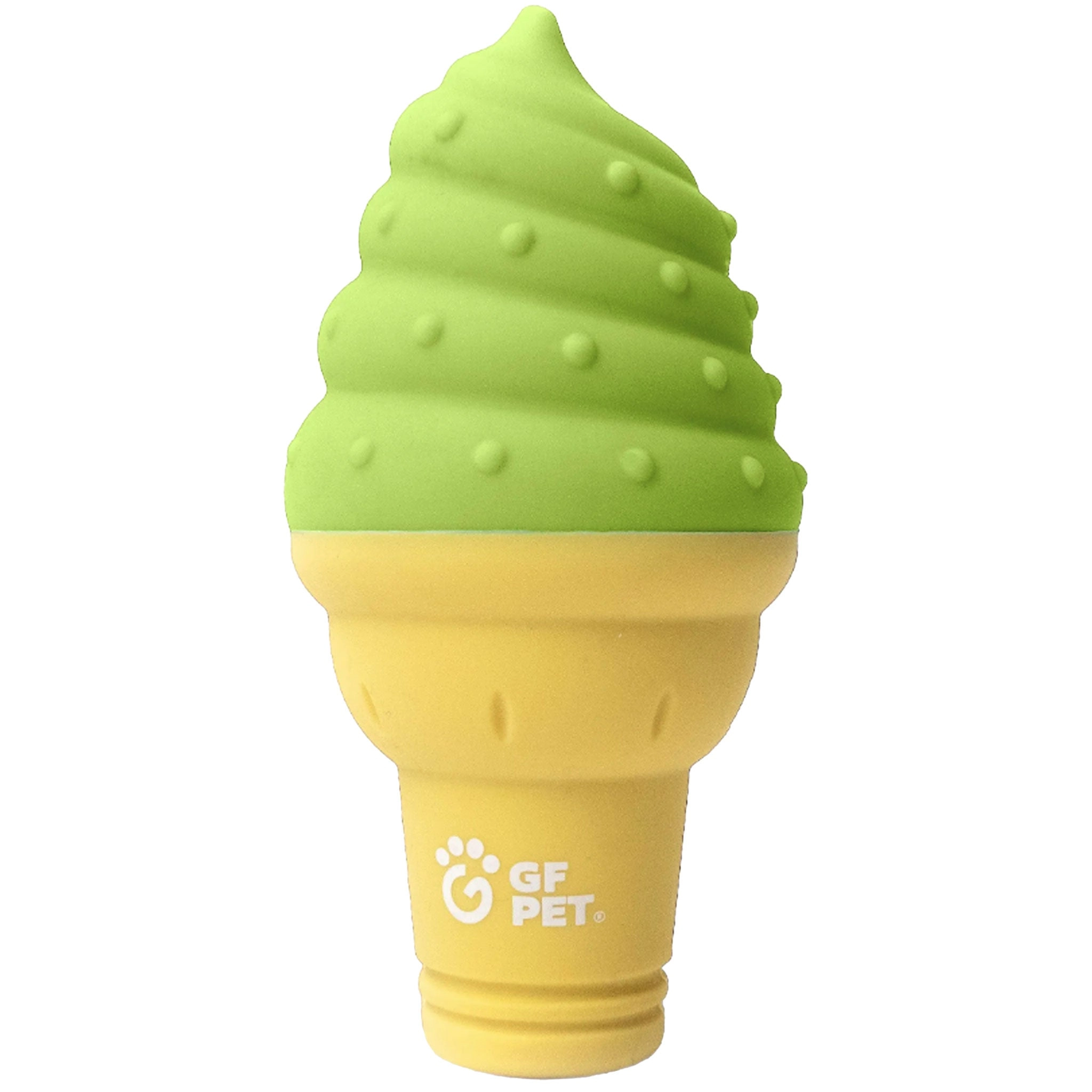 Go Fresh Pet Ice Cream Cone Toy Lime Dog Toys