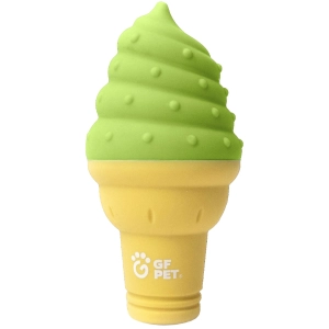 Go Fresh Pet Ice Cream Cone Toy Lime Dog Toys
