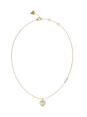 Gold Amami MOP Heart Necklace