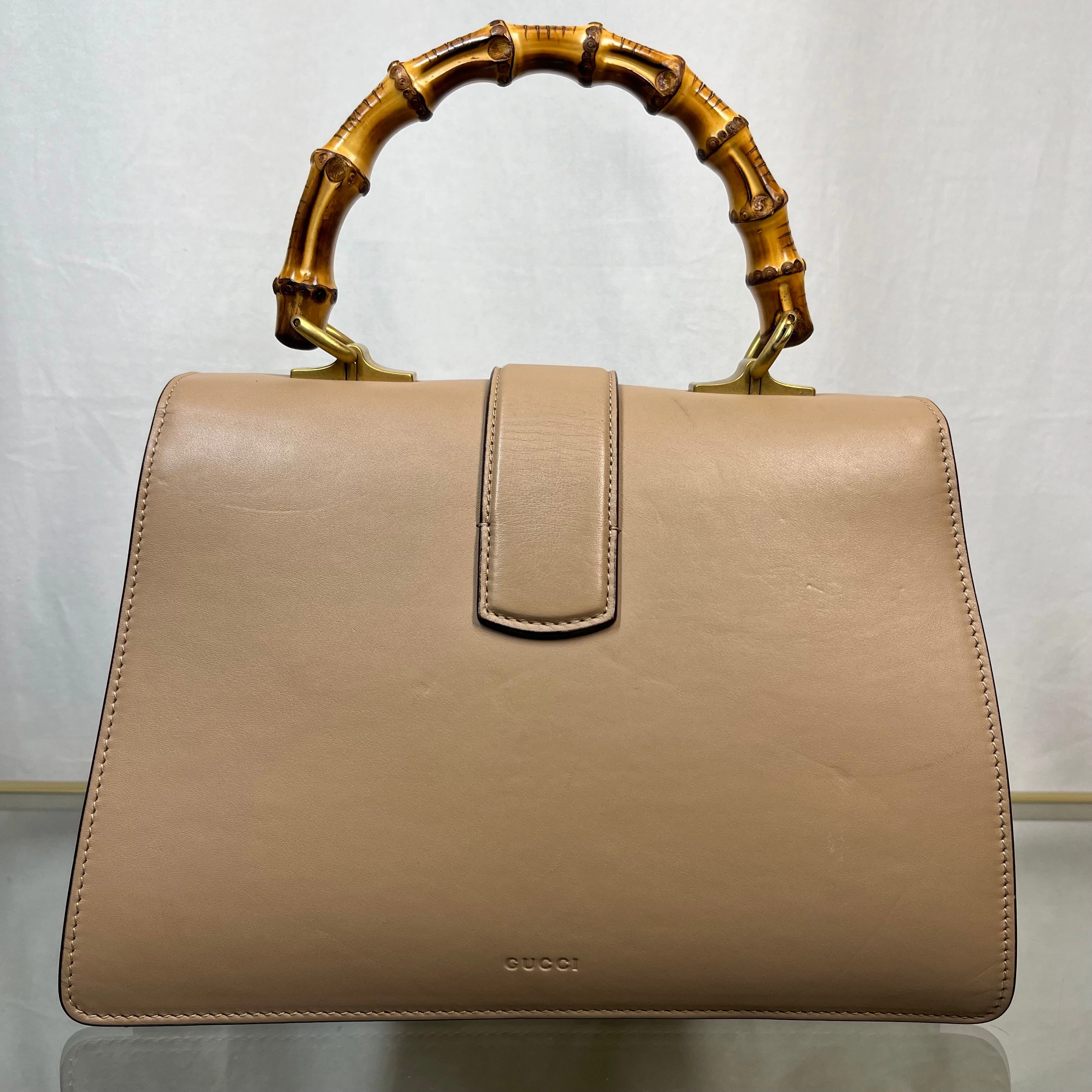 GUCCI Dionysus Bamboo Green Red & Beige Top Handle