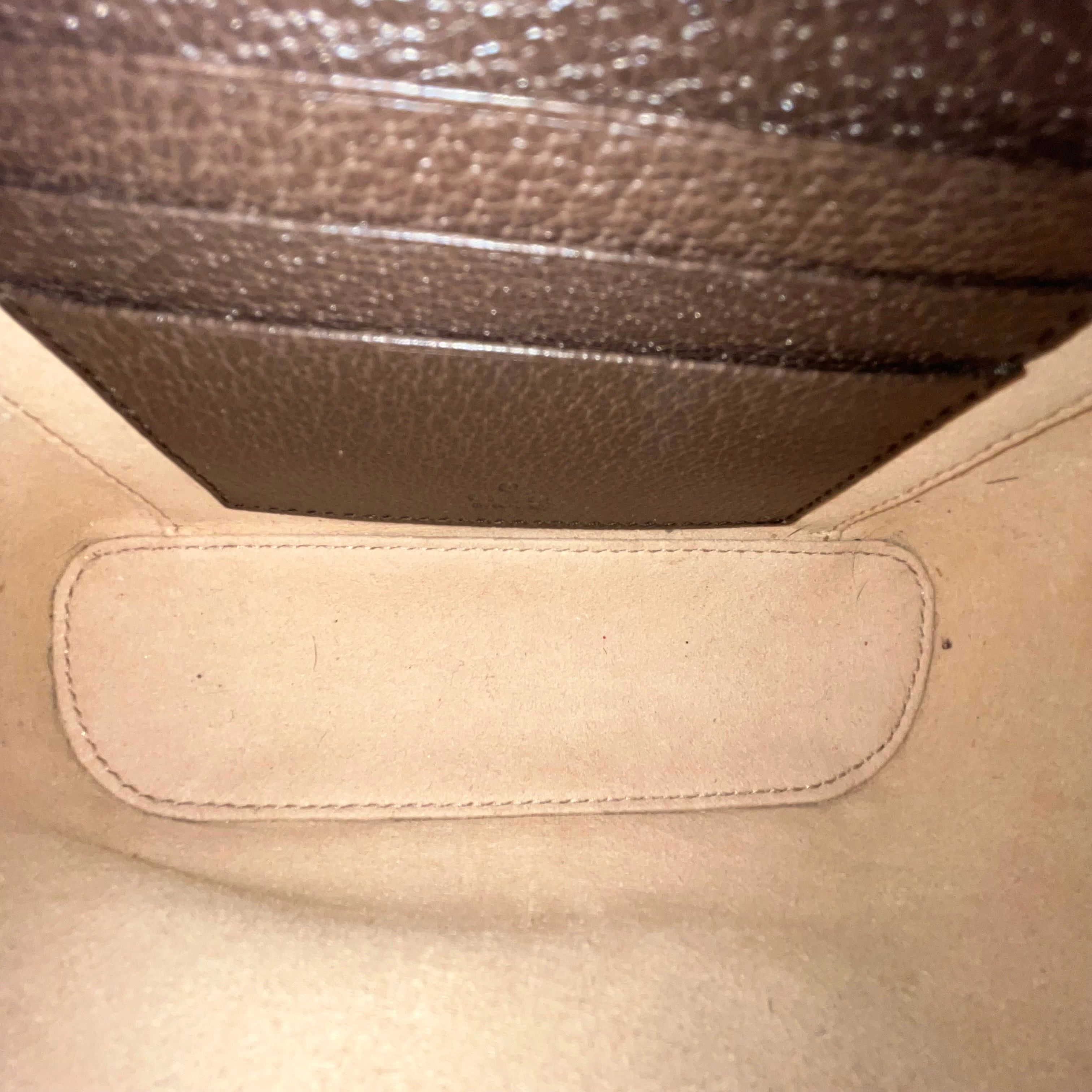 GUCCI Ophidia Chain Belt Bag GG Coated Canvas Small