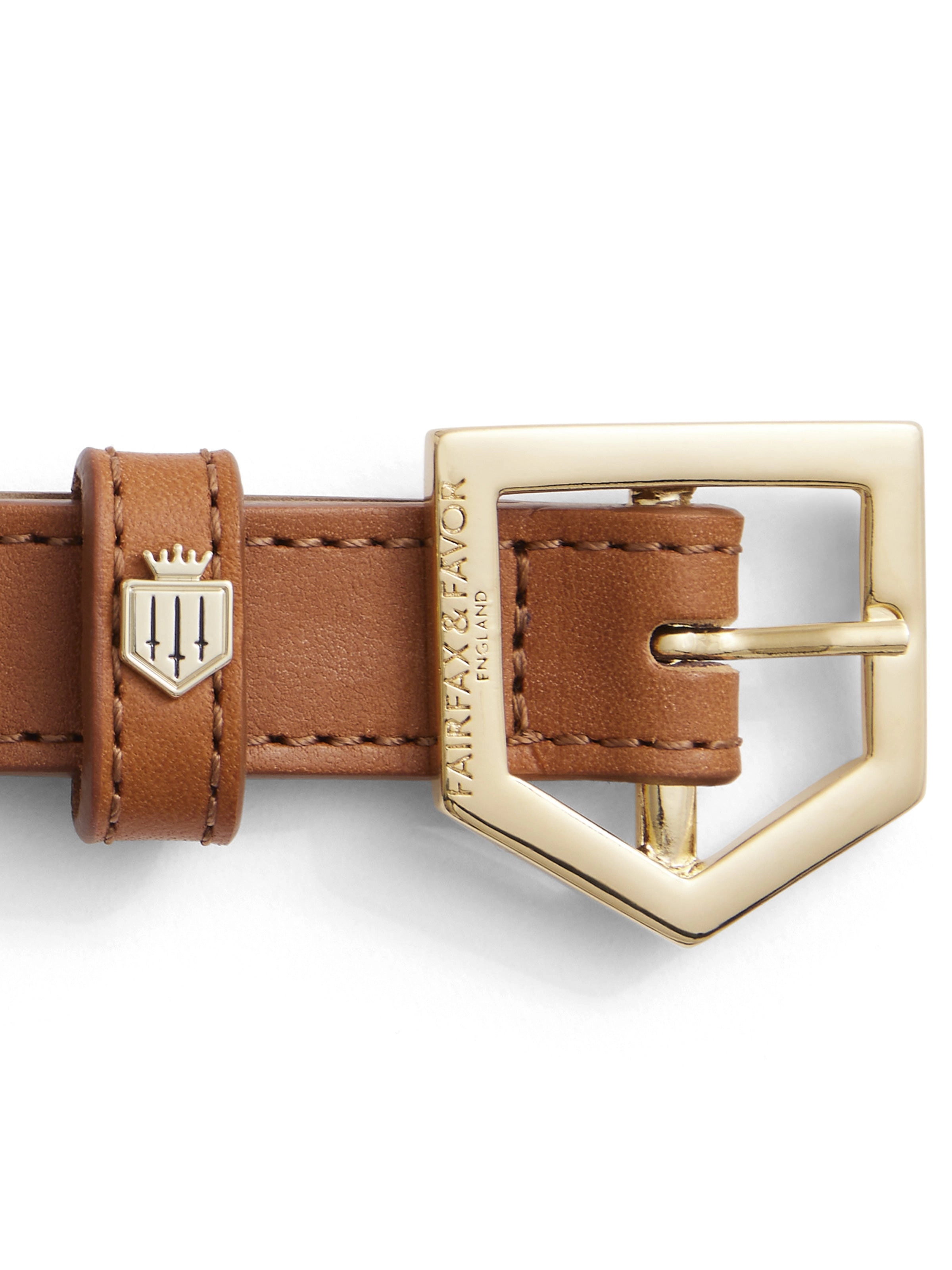 Hampton Dog Collar - Tan Leather & Plum Suede
