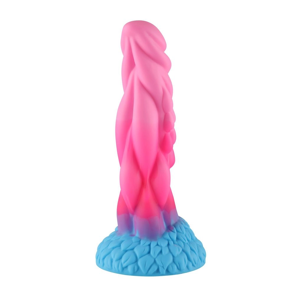 HiSmith Waldolo Silicone Beleala Dildo 8.2 Inch - Pink/Blue
