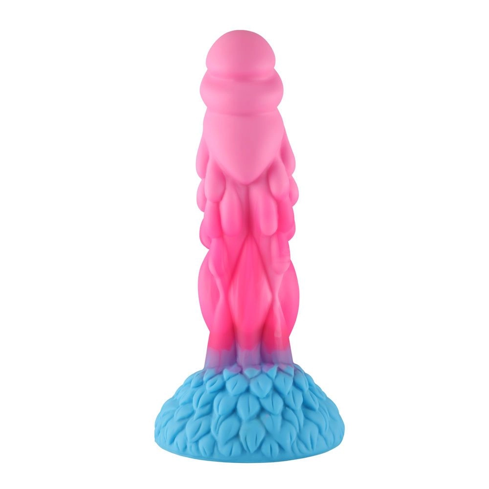 HiSmith Waldolo Silicone Beleala Dildo 8.2 Inch - Pink/Blue